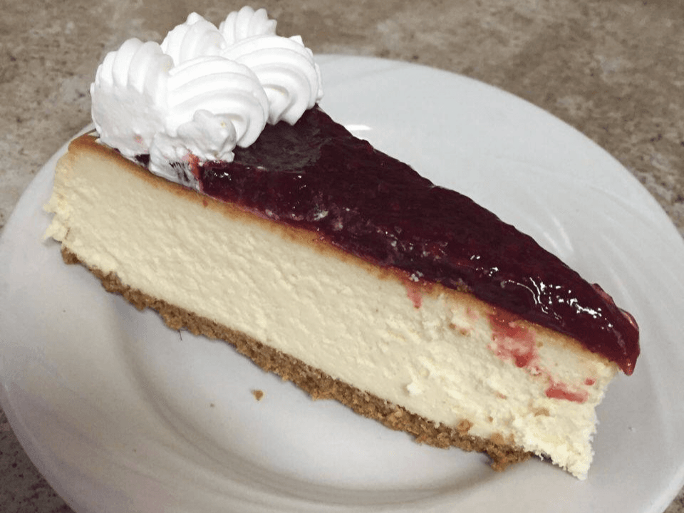 Rebanada Cheesecake de Frambuesa