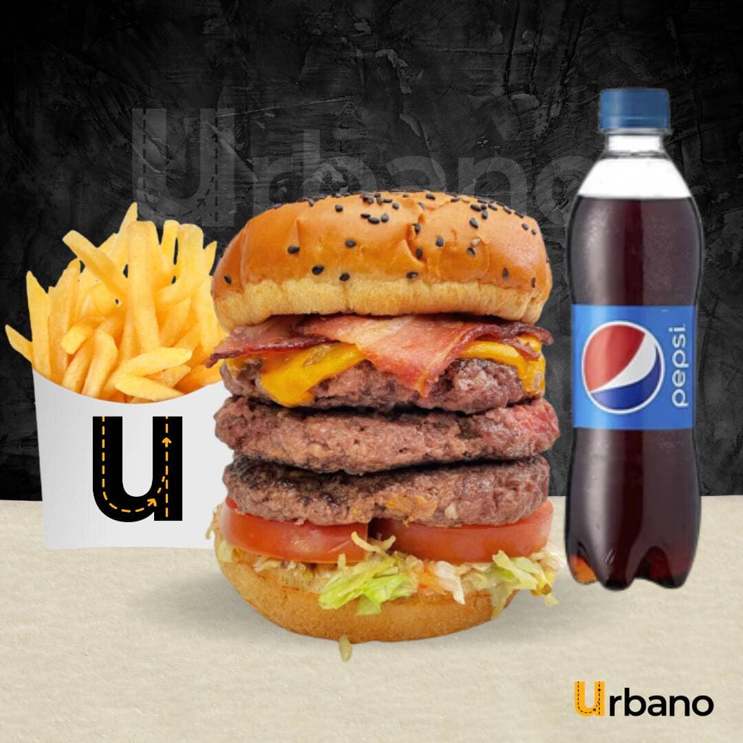 Combo Burger Especial Triple