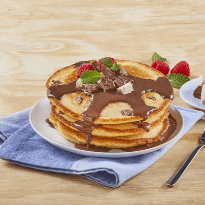 CUBIERTA CHOCOLATE HOTCAKES