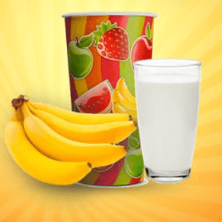 Jugo de Plátano con Leche