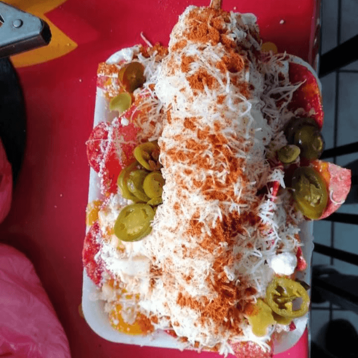 Entero Chorreado Con Doritos Dinamita