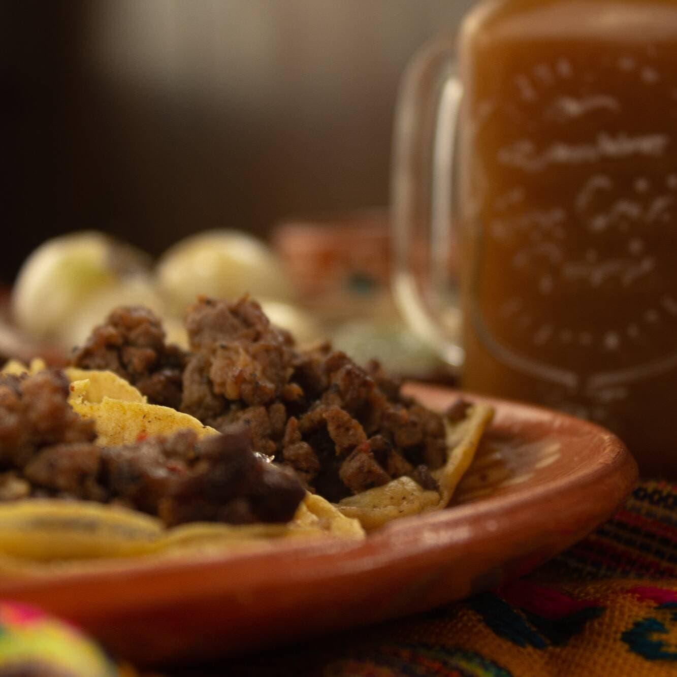 Orden de 10 tacos de cerdo natural