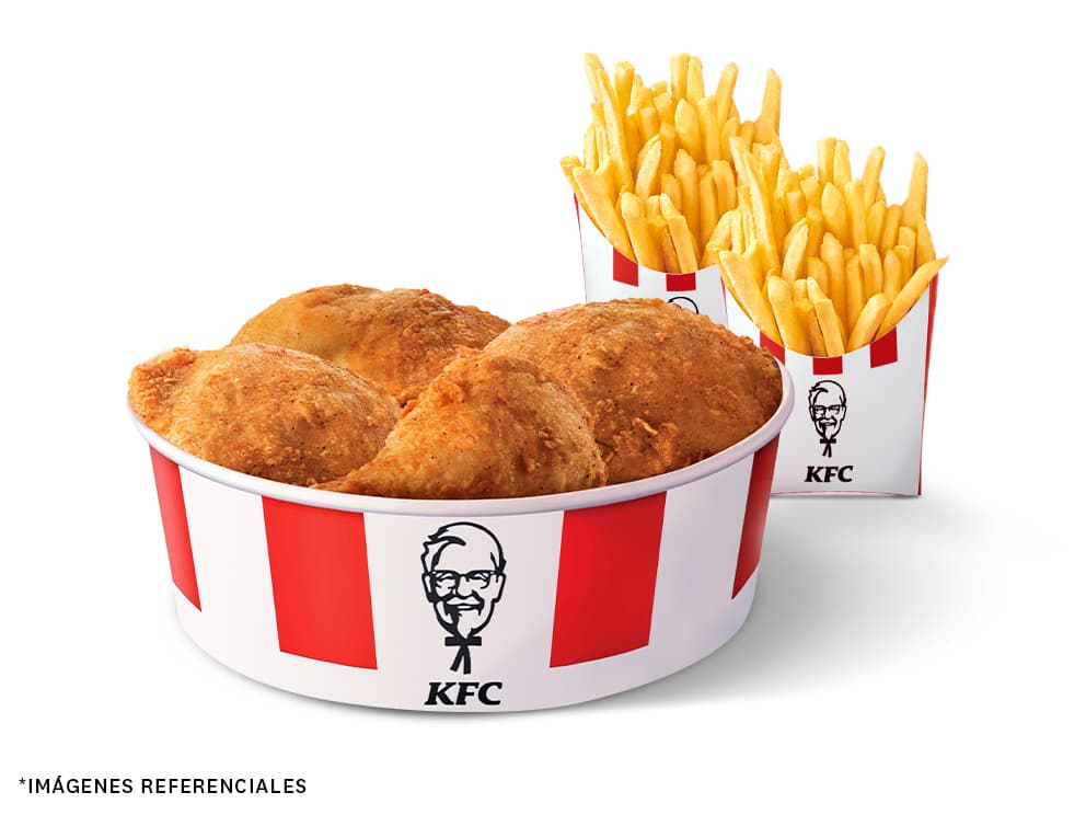 Chick'n Share 4 Piezas + Papas