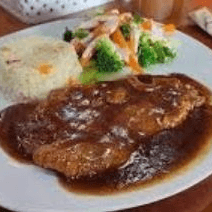 CHULETA EN SALSA BBQ