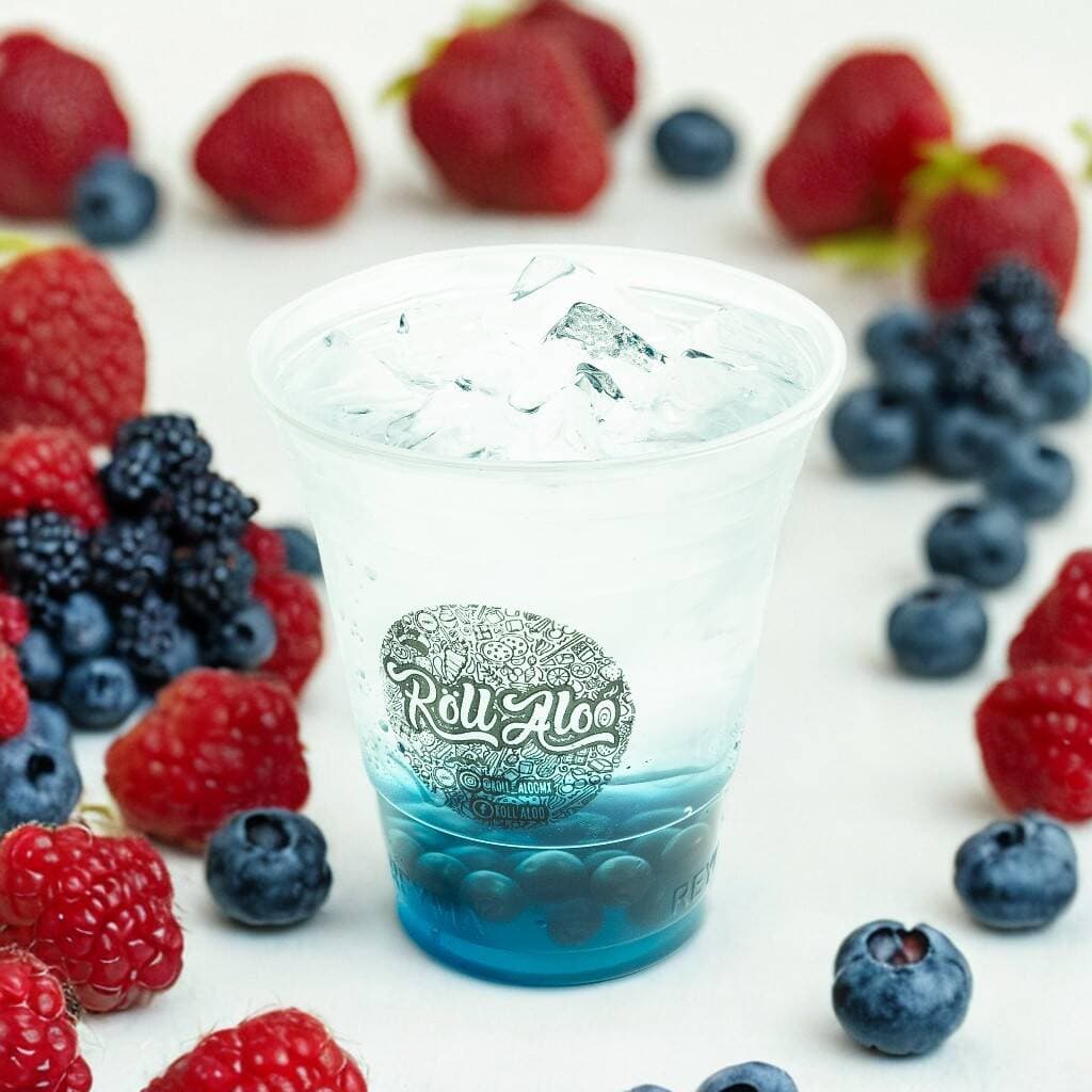 Blueberry Bubble Soda