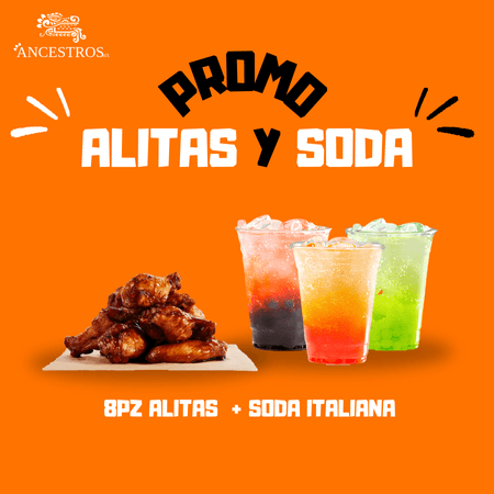 ALITAS Y SODA ITALIANA