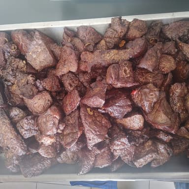 1/2kilo de chicharron de bofe de res