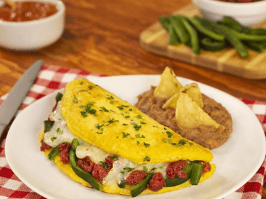 Omelette Con Chorizo