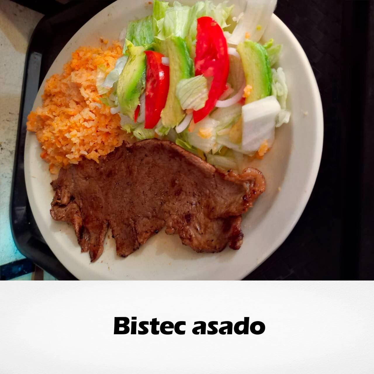 Almuerzo Bistec Asado