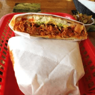Torta de Pierna Enchilada