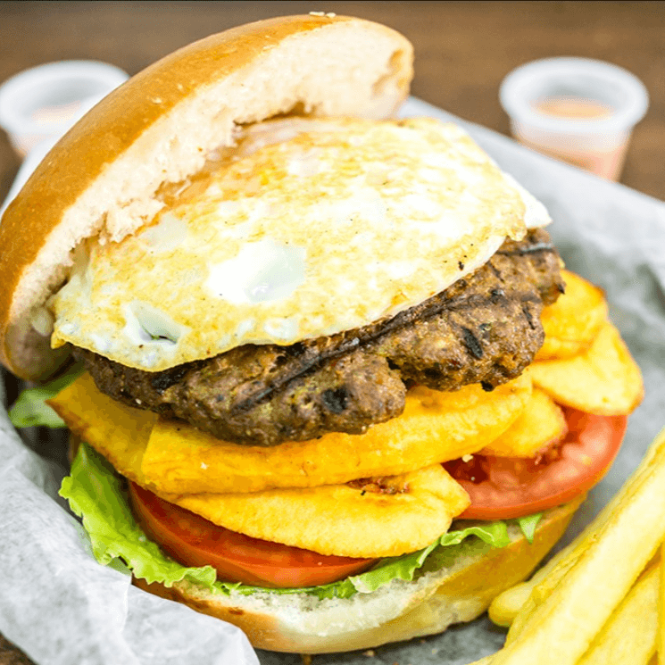 Hamburguesa a lo Pobre