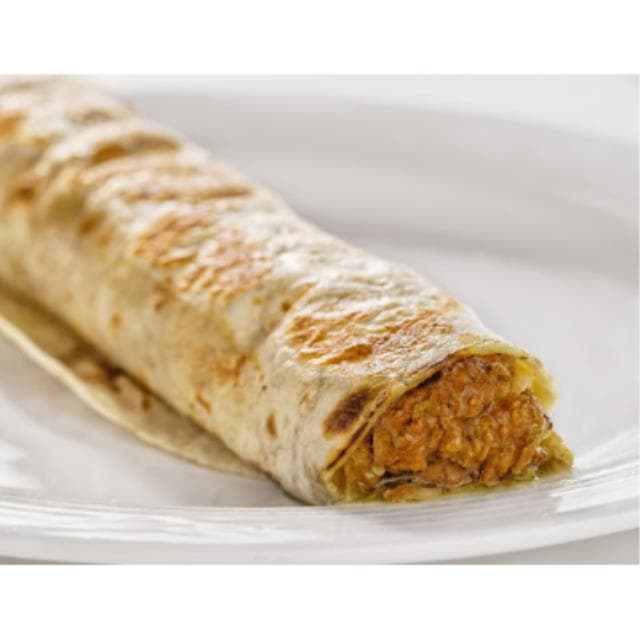 BURRITO DE CHICHARRÓN EN SALSA VERDE.