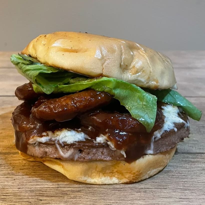 Hamburguesa BBQ Onion