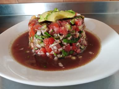 Ceviche de Camarón Curtido en Limón