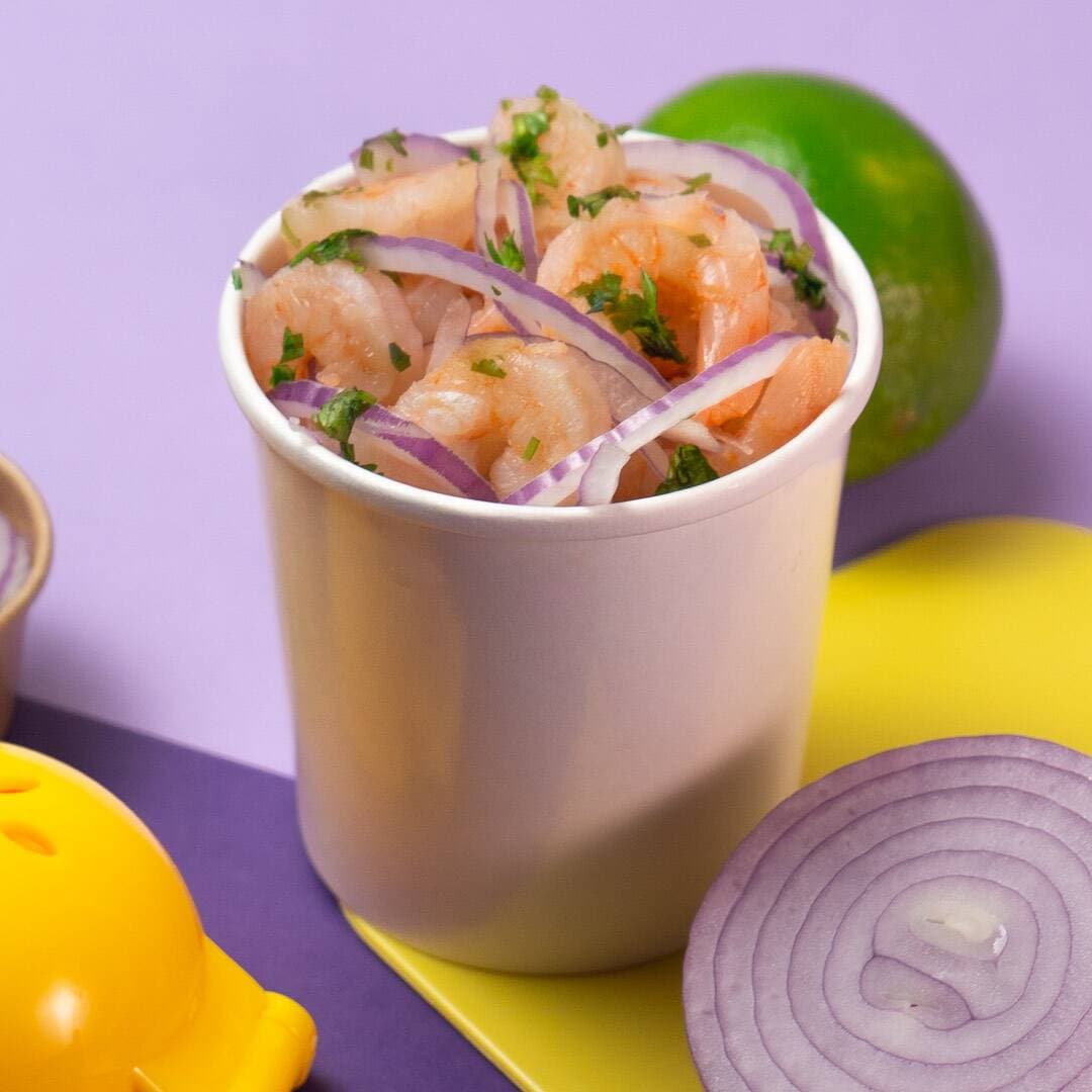 Ceviche de Camarones (Tamaño a Elegir)