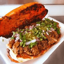 Lonche de Birria con Queso