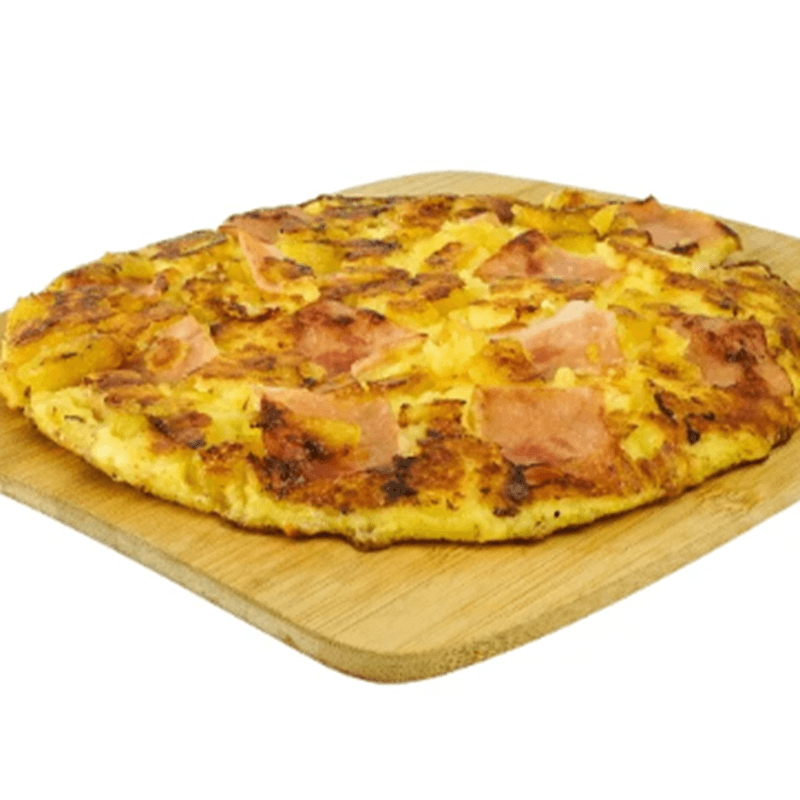 Tortilla Extra Queso Rellena Jamón