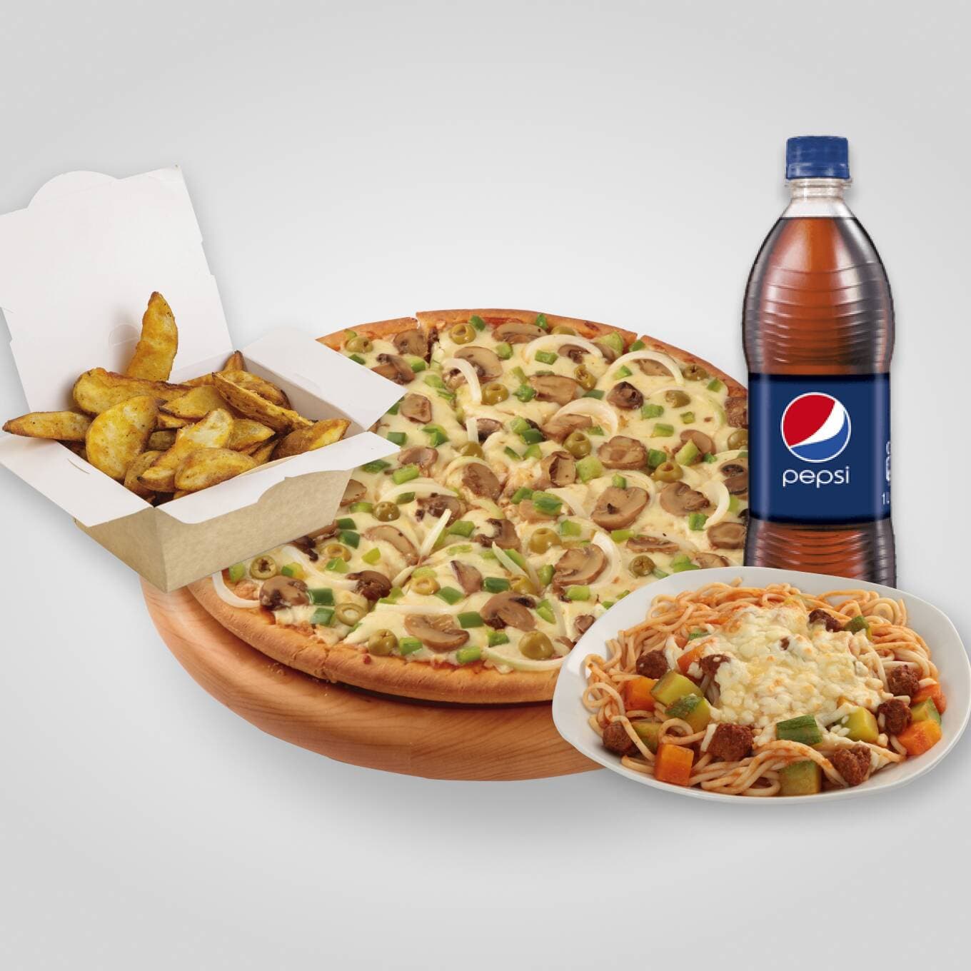Combo Pizza Familiar + Complemento + Refresco