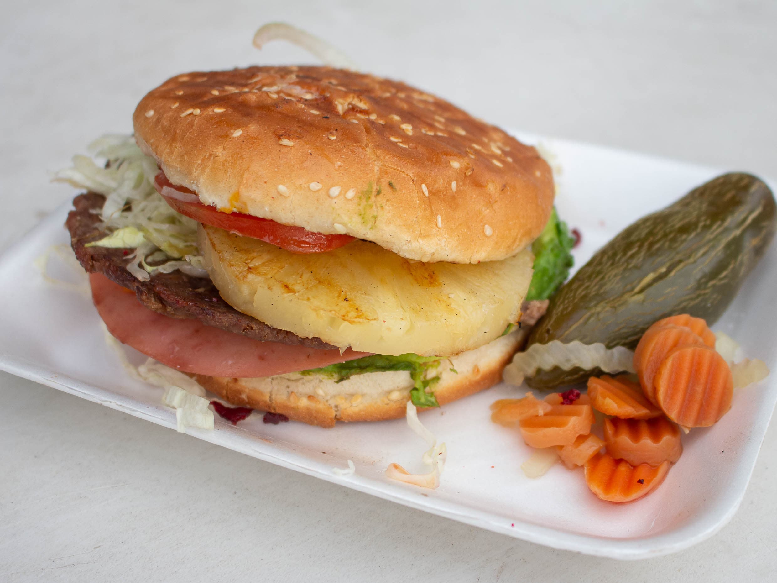 Hamburguesa Hawaiana