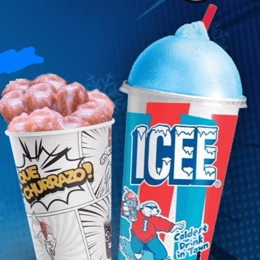 Combo Icee + 12pz de Mini Churros