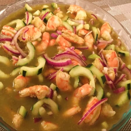 Aguachile de Pulpa de Camaron