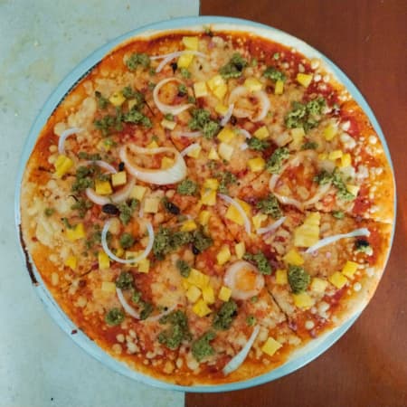 Pizza Chorizo Verde (Grande)
