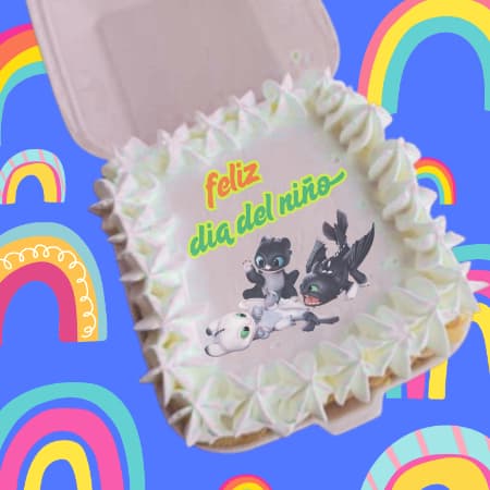 Mini Pastel Especial Dia del Niño Dragón
