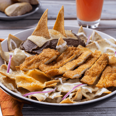 CHILAQUILES CON MILANESA