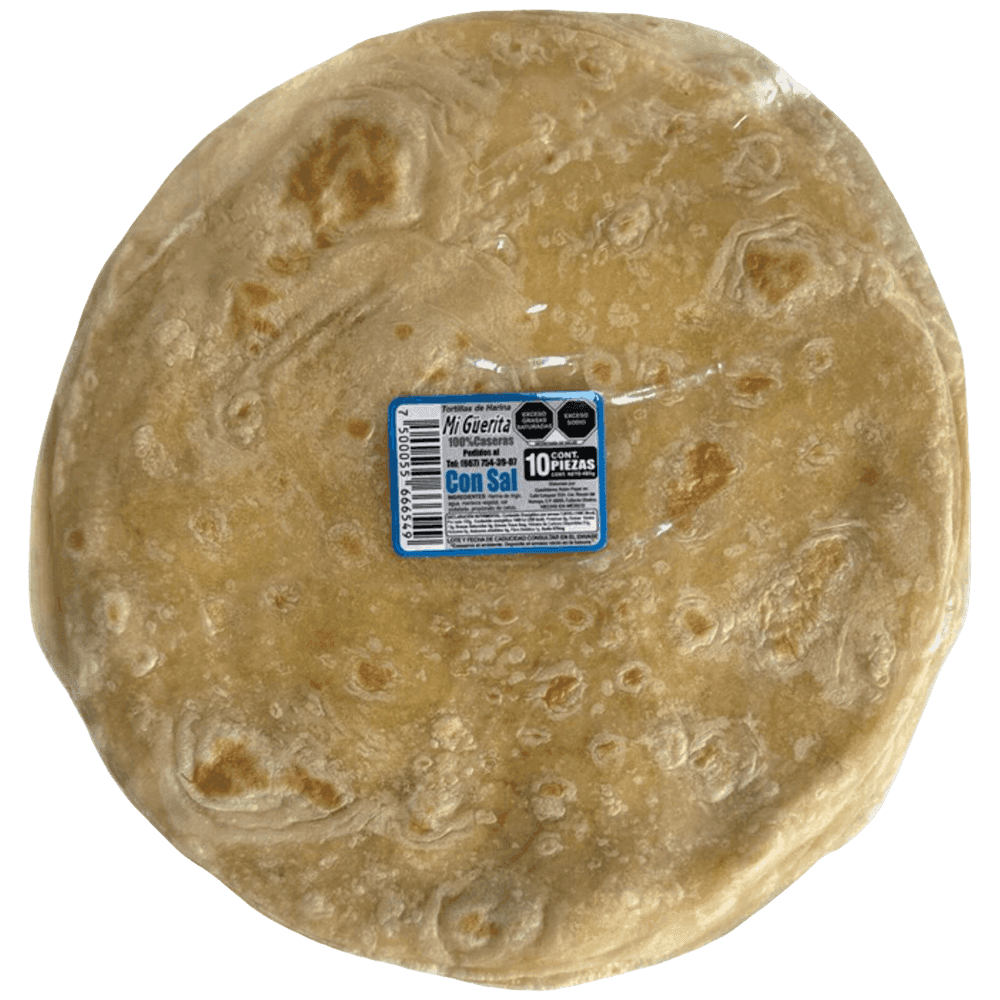 Tortilla harina Mi Guerita 480g 10 pza