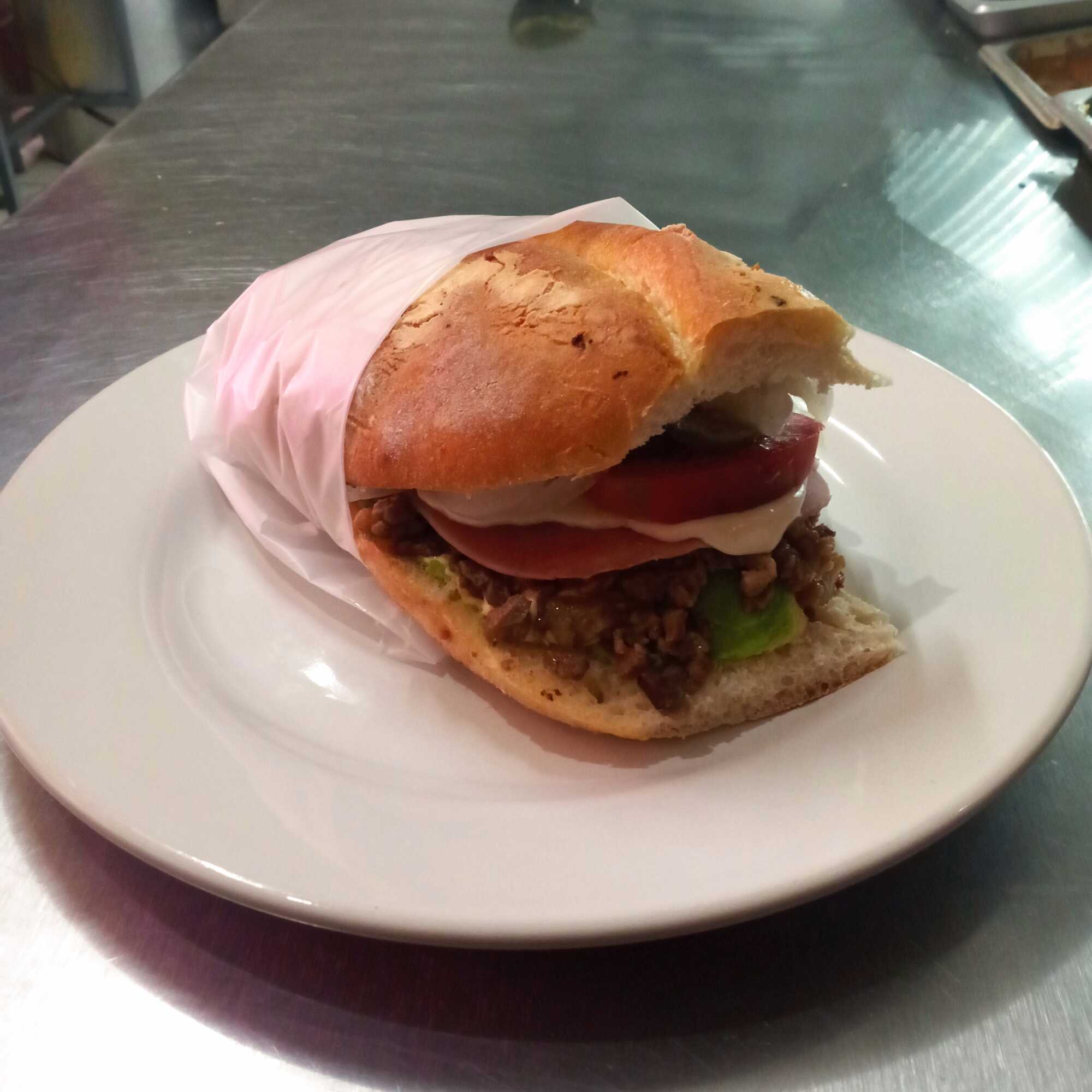 Torta de Arrachera