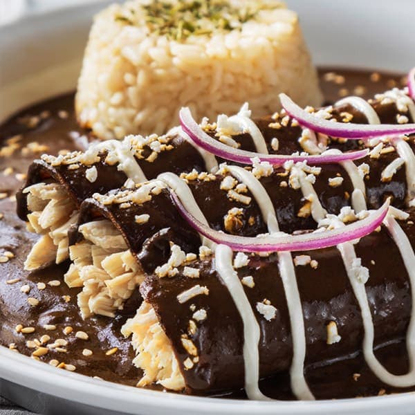 Enchiladas de Mole