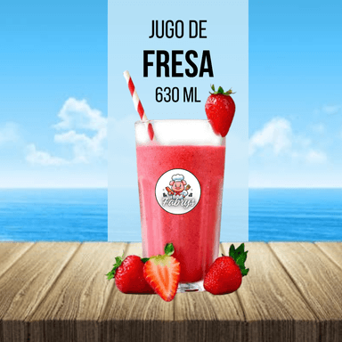 Jugo de Fresa 16 Oz