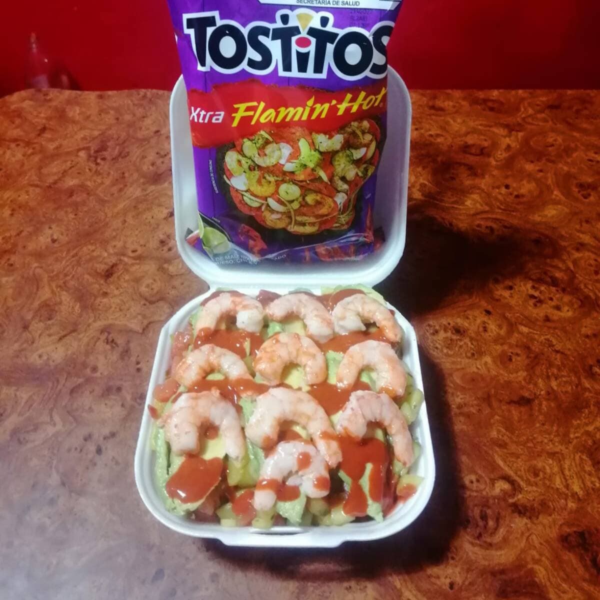 Tosticamarones Charola chica (morados)