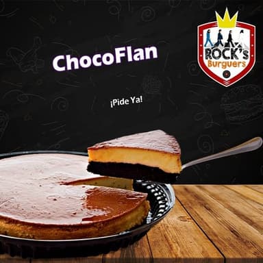 Rebanada de chocoflan