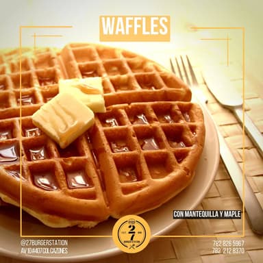 Waffle Naturales