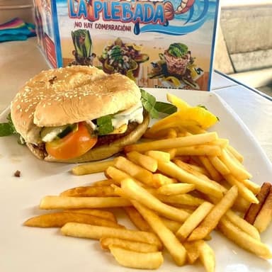 Hamburguesa con papas