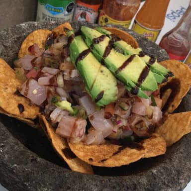 Tosti Ceviche de Pescado