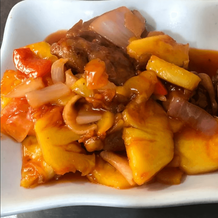 Pollo con Piña