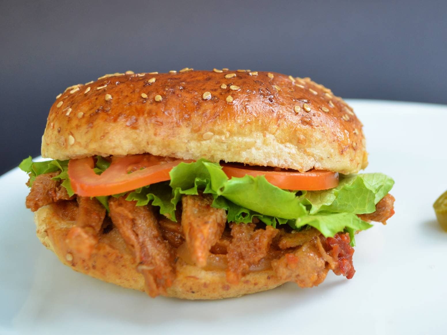 Hamburguesa de Tinga