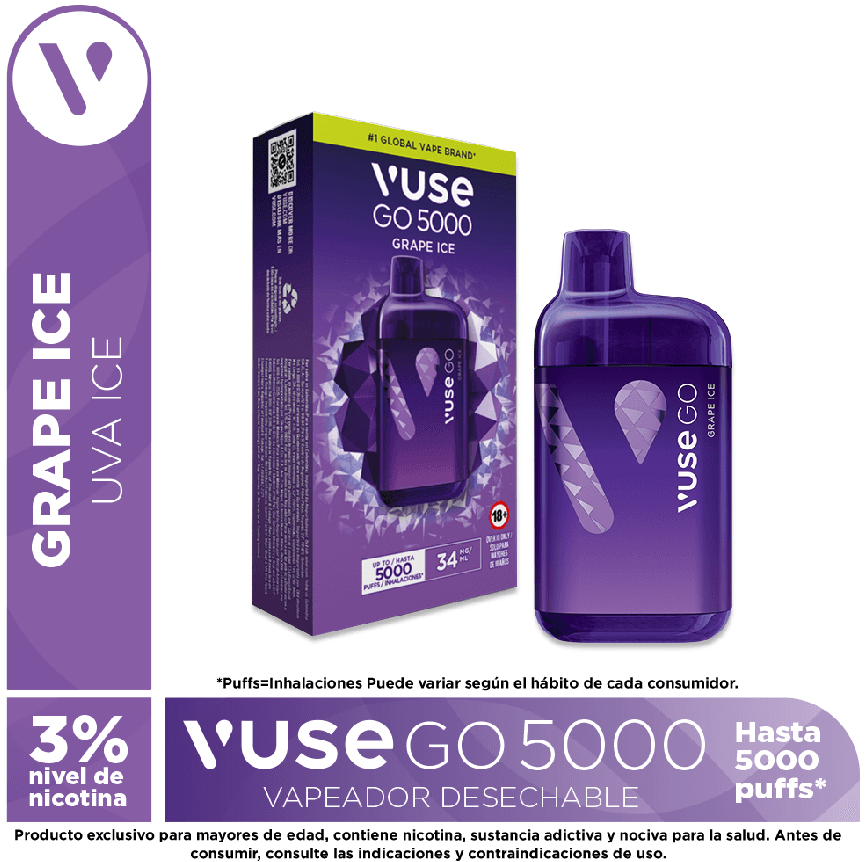 Vuse go 5000 grape ice 34 mg/ml