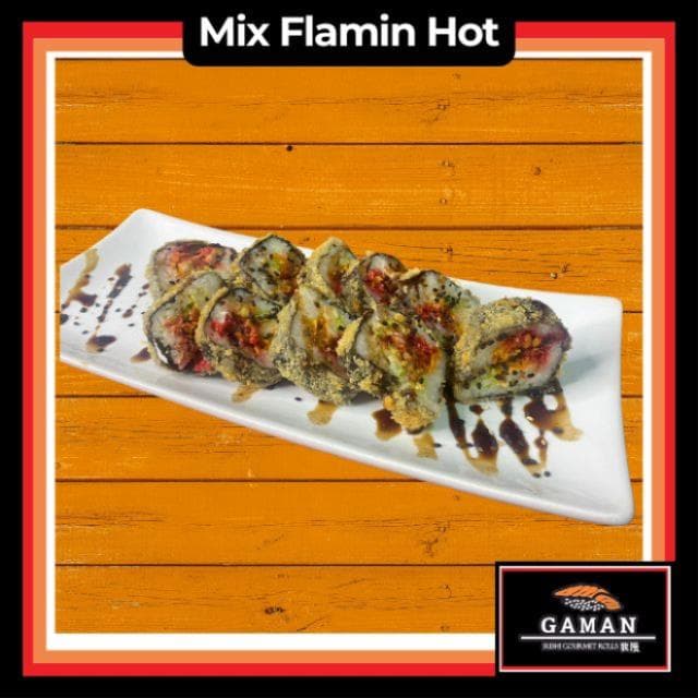 Rollo Mix Flaming hot pollo empanizado