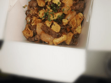 YAKIMESHI MIXTO (camarón, pollo y arrachera)