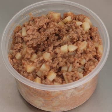 1/2 kilo de picadillo con papas