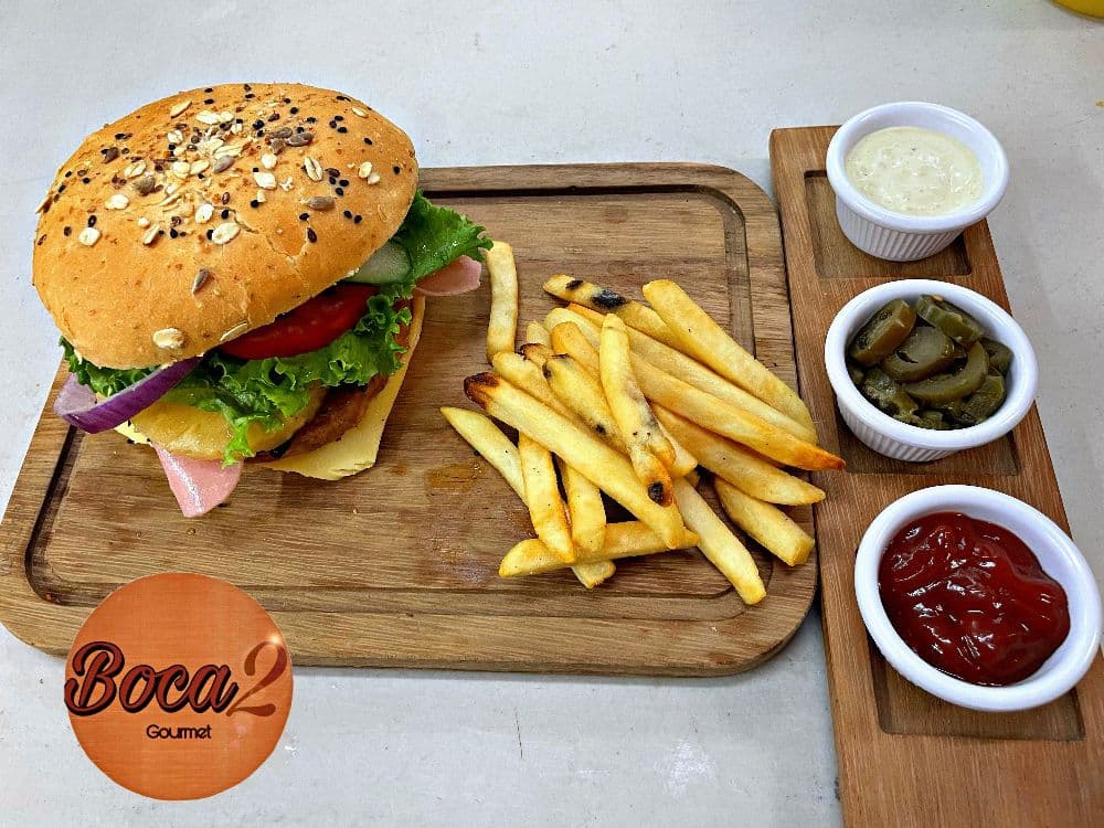 Hamburguesa Hawaiana