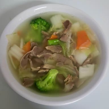 Caldo de molleja