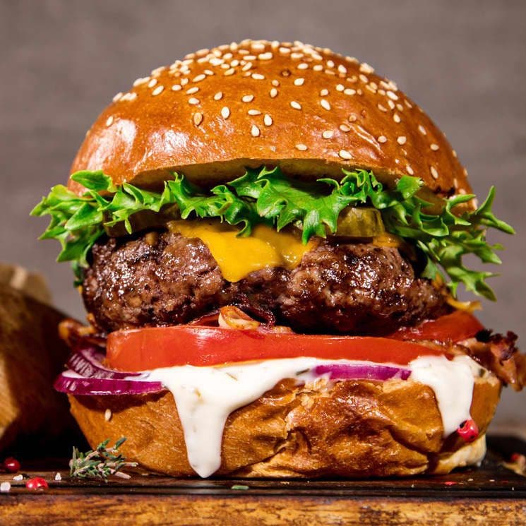 2 Hamburguesas de Res