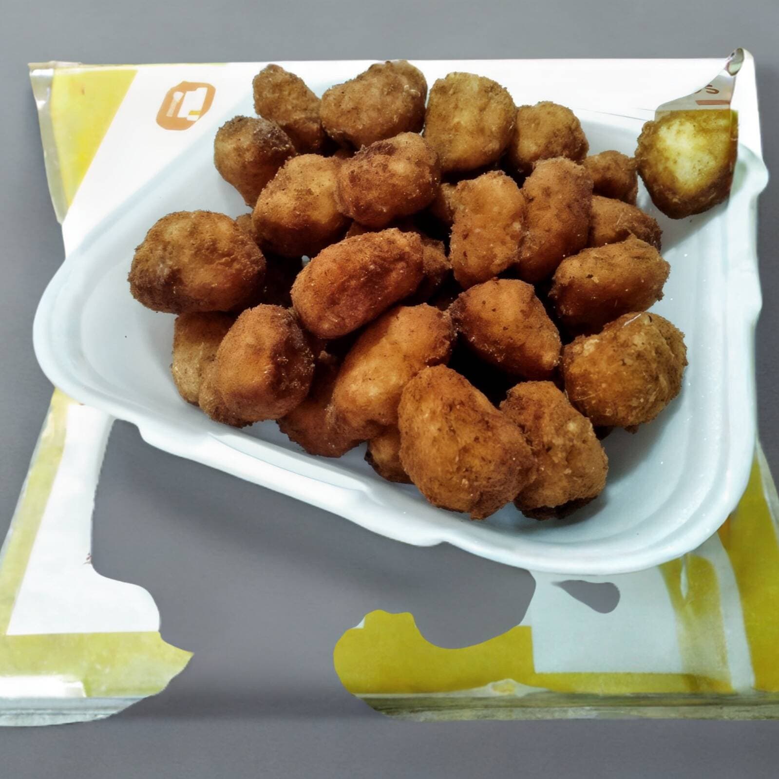 Chicken Popcorn + Baguette Rustica