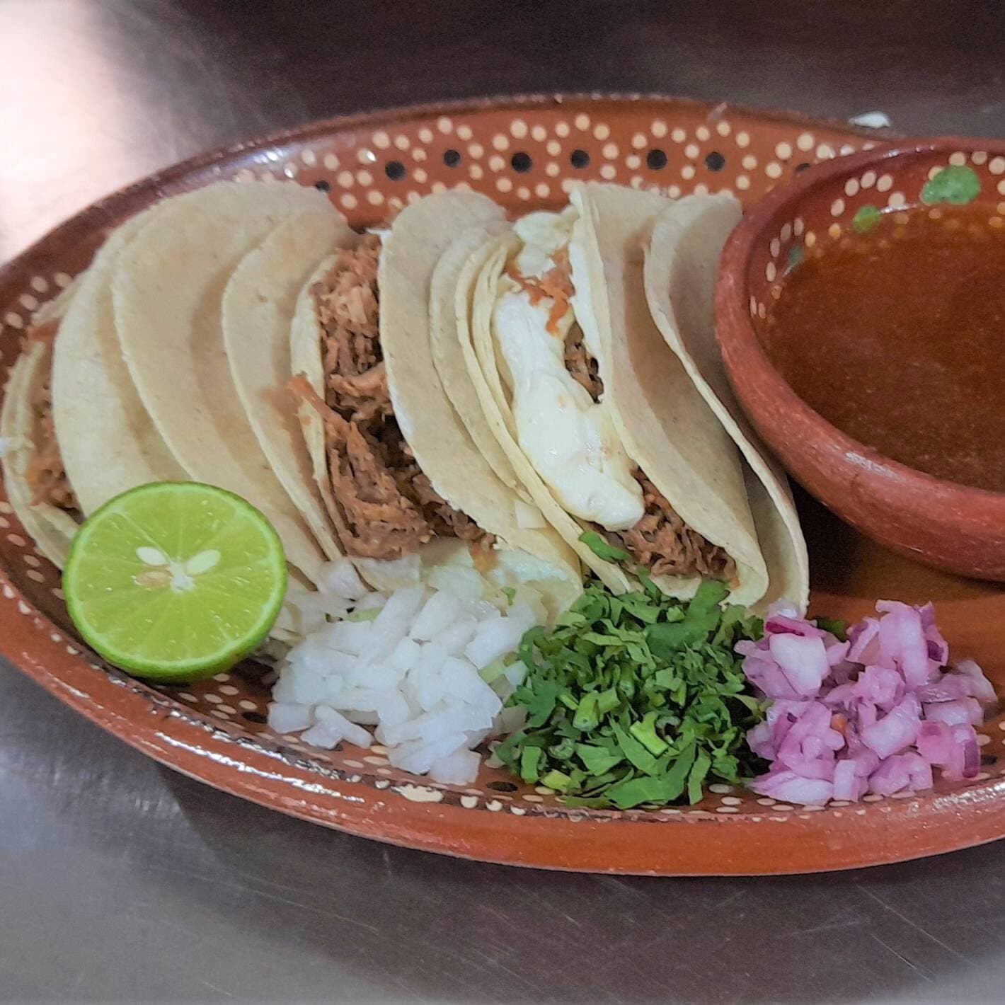 Taco BLANDITO con QUESO de Barbacoa