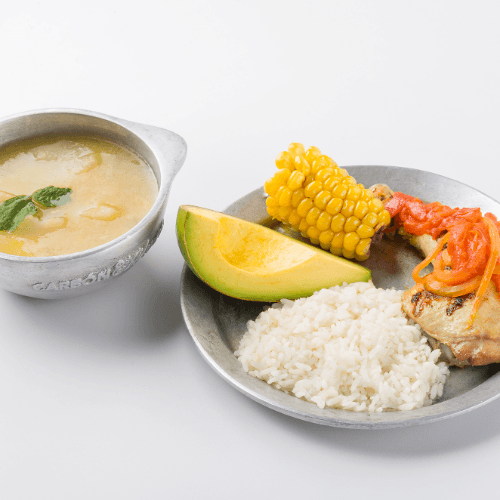 Ajiaco con Pierna Pernil
