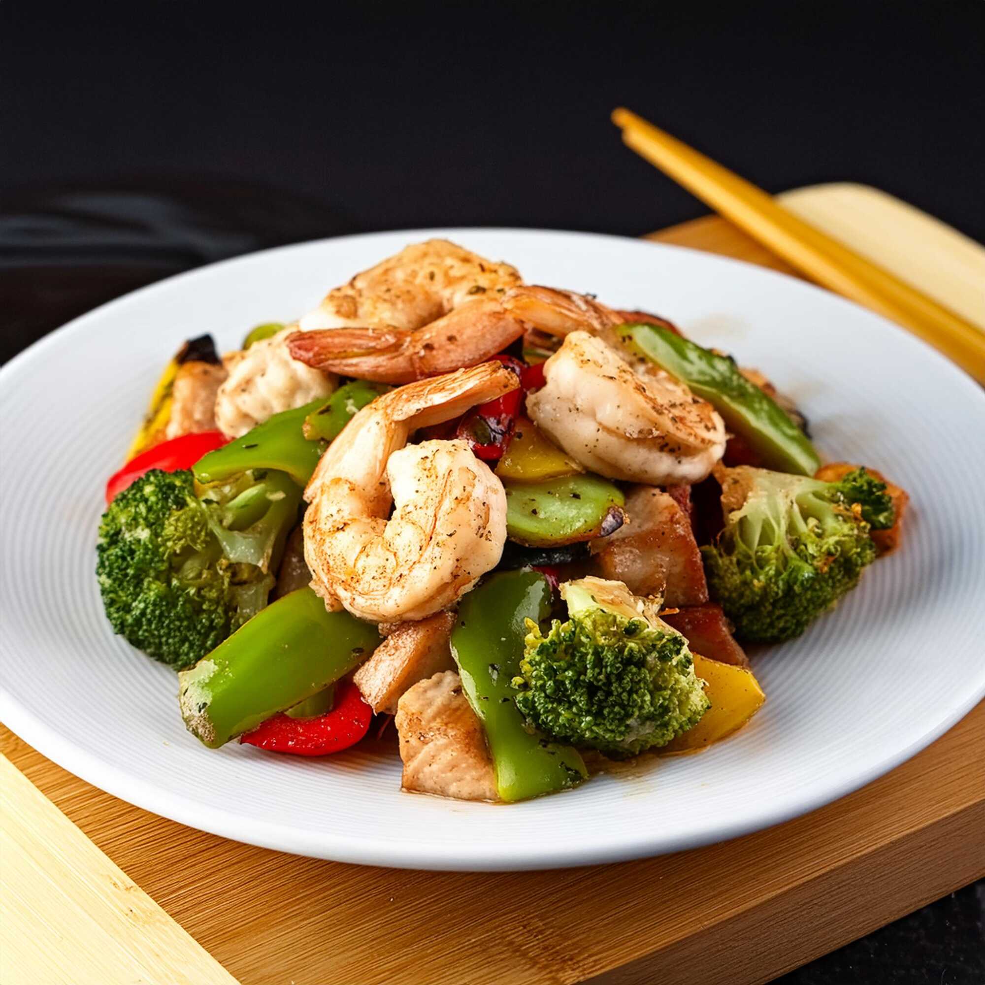 Teppanyaki de Camarón